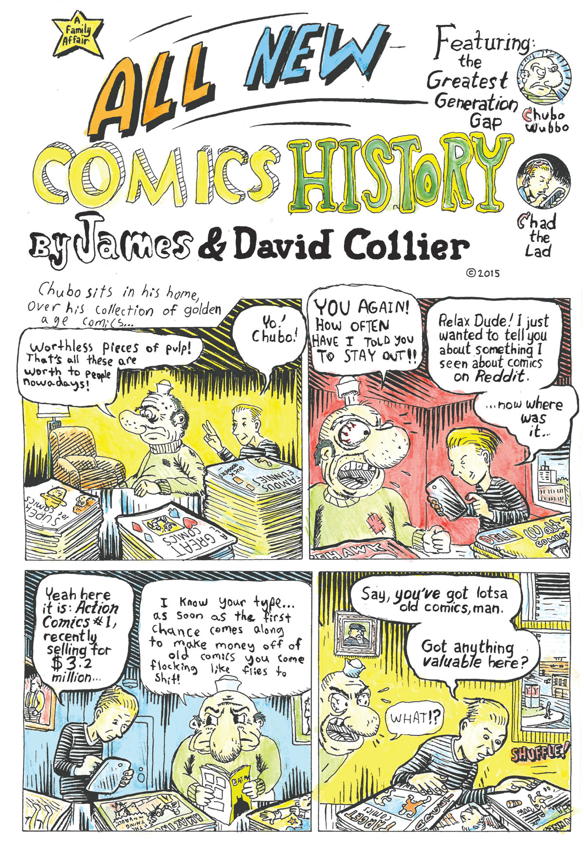 Comic by David and James Collier