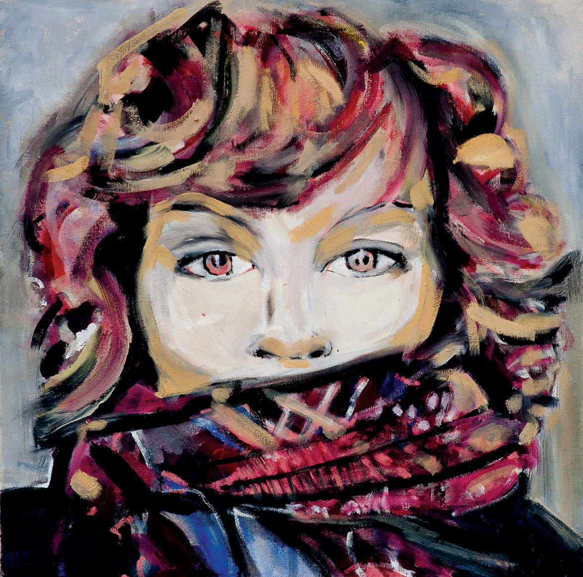 Painting of Dani Couture by Melanie Janisse-Barlow