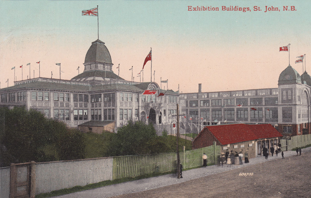Photograph of the Saint John Exhibition buildings